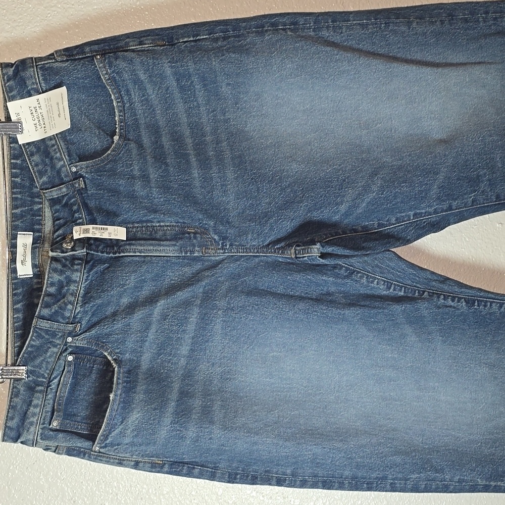 Madewell The Curvy Longline Straight Jean - Picture 2 of 7
